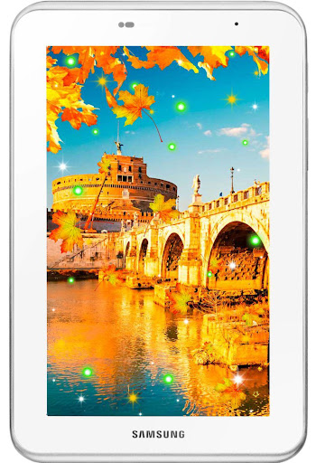 【免費個人化App】Autumn Town HD live wallpaper-APP點子