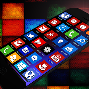 W8Tiles Next Launcher 3D Theme LOGO-APP點子