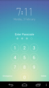 iPhone 5s ios7 Lock Screen - screenshot thumbnail