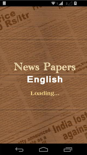 Newspapers English