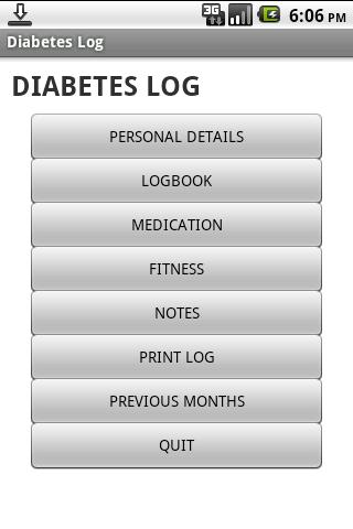 Diabetes Log