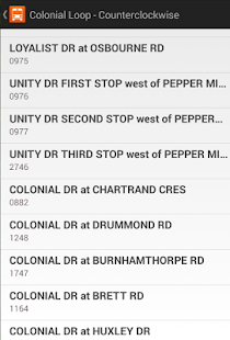 Mississauga Bus Times Screenshots 2