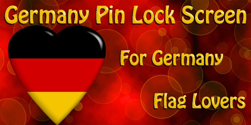 Germany Flag Pin Lock Screen