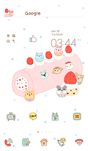 【免費個人化App】RollCake dodol launcher theme-APP點子