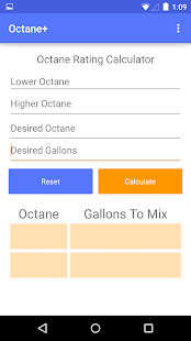 Fuel Octane Calculator Octane+ Screenshots 4