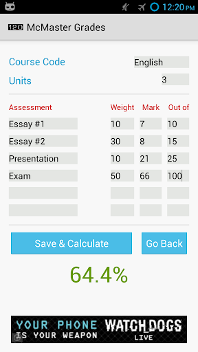 McMaster Grades