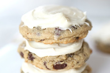 Chocolate Chip Cream Cheese Marshmallow Cookies