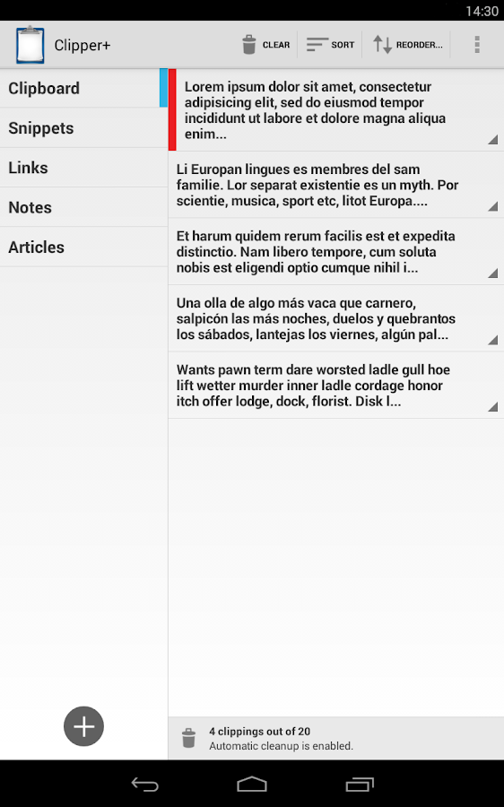 Clipper Clipboard Manager Android Apps on Google Play
