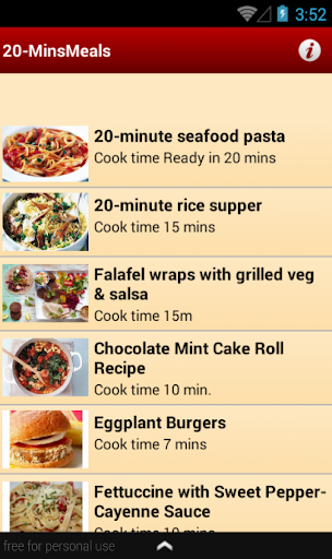 20 Minutes Meals Recipes