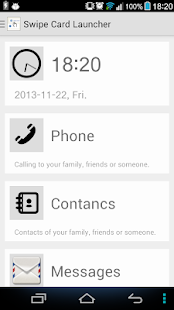 Free Swipe Card Launcher v1.0 APK for PC