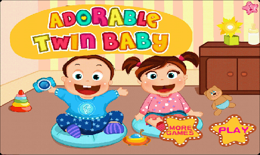 Adorable Twin Baby
