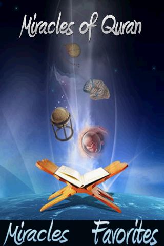 Android application Miracles of Quran (Islam) screenshort