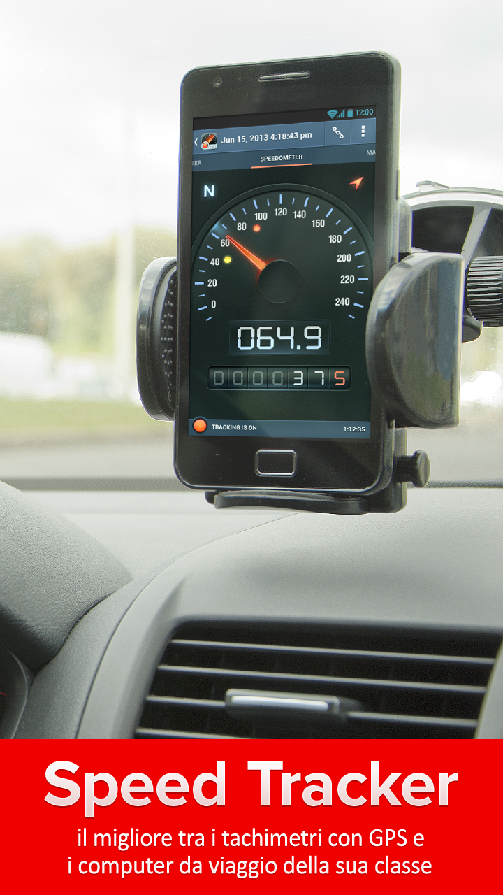 Android application Speed Tracker. Pro screenshort