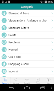 Screenshot dell'applicazione Android Danish Translation with Audio