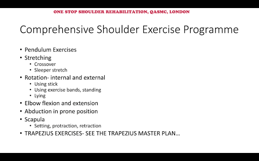 OSWA Shoulder App