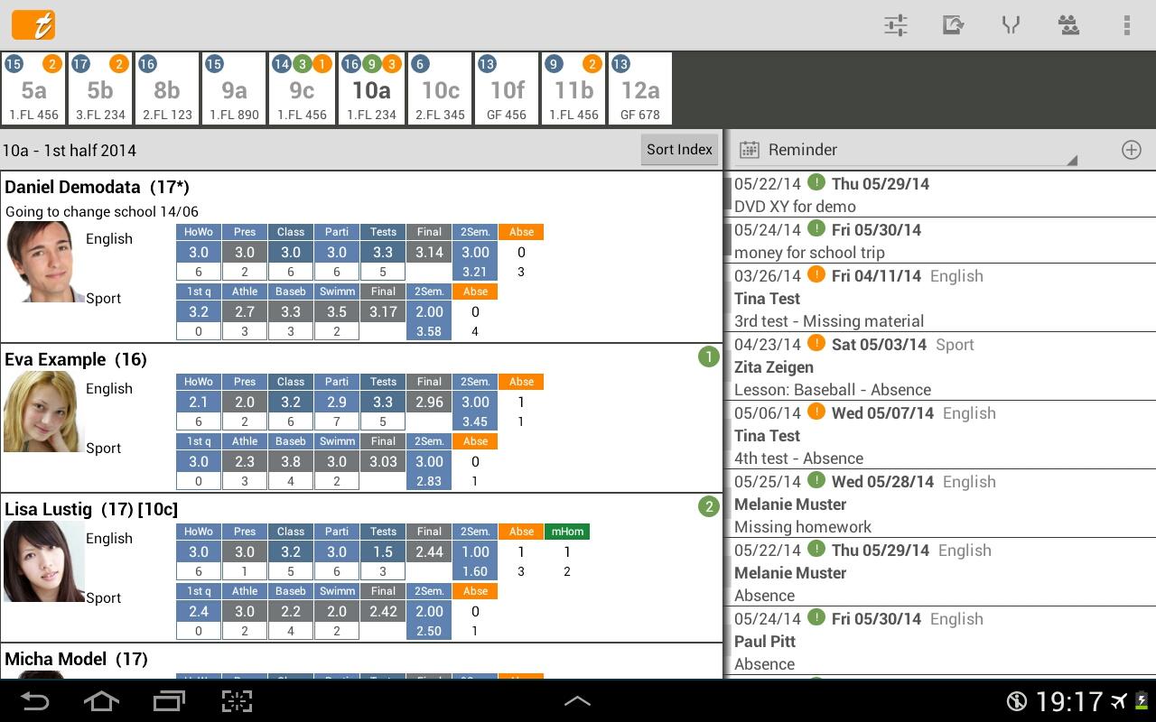 Android application TAPUCATE - Teacher App screenshort