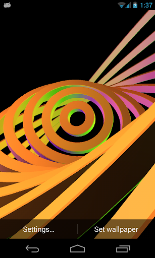 3D Hypnotic Spiral Rings FREE