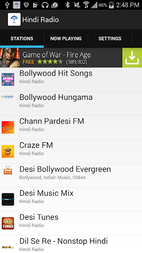 Hindi Radio Stations