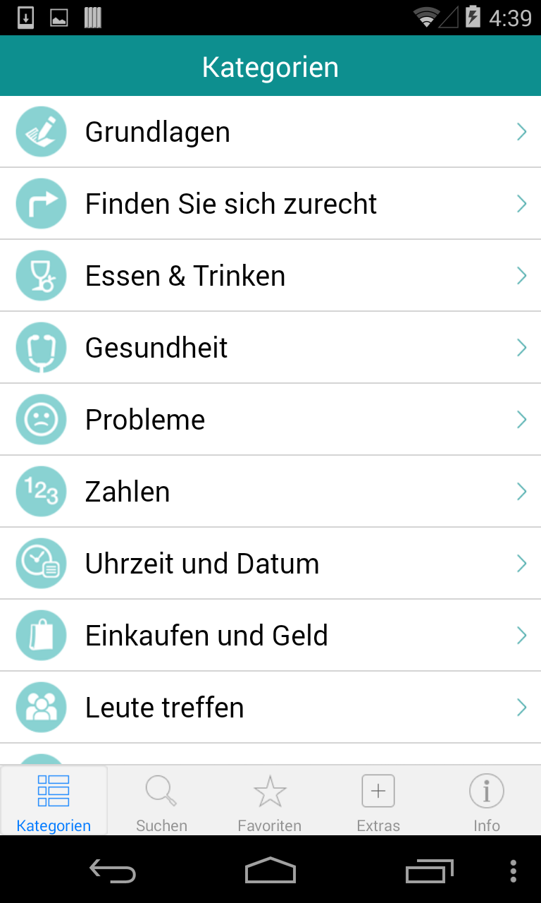 Android application Danish Translation with Audio screenshort