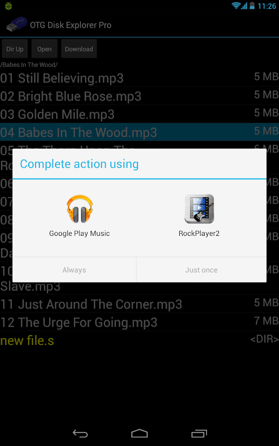 OTG Disk Explorer Pro - screenshot