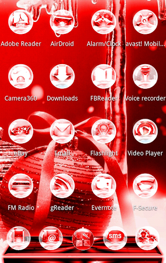 NEXT LAUNCHER 3D RED NY THEME