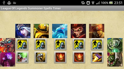 LoL Summoner Spells Timer