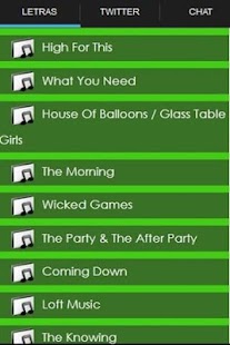 The Weeknd Lyrics Screenshots 1