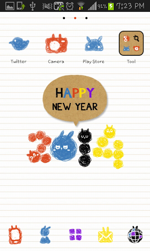 HAPPY NEW YEAR go launcher