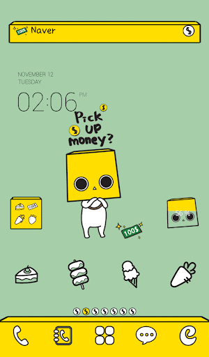 Buggrun money Dodol Theme