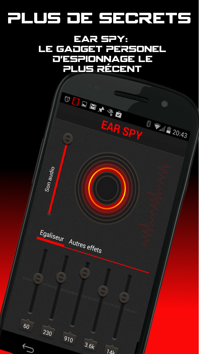 Android application Ear Spy: Super Hearing screenshort