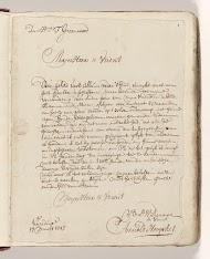 Brief van Arnold Hoogvliet aan Frans Greenwood