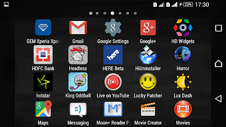 Texture Dark Xperien Theme poster 13