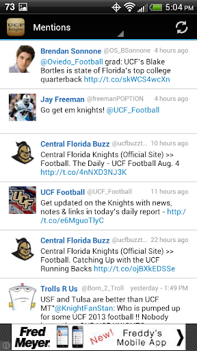 【免費運動App】UCF Knights Football Fans-APP點子