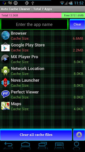 Automatic Cache Cleaner