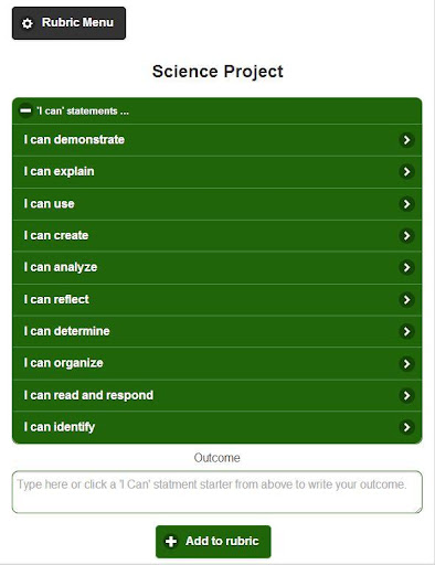 Daily Rubric: Any Curriculum