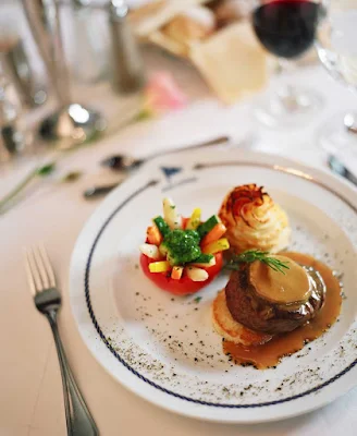 An entrée prepared during a Star Clippers sailing. 