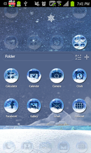 download At a Glance go launcher theme free