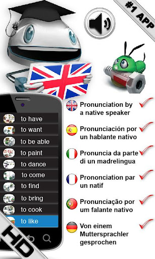 English Verbs HD LearnBots