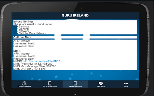 【免費生產應用App】O2 Guru Ireland-APP點子