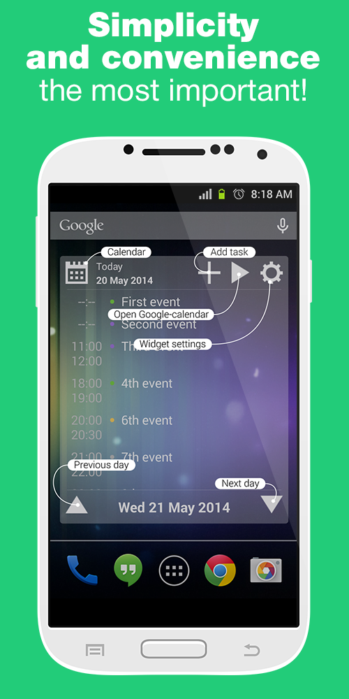 DD Calendar (Widget) Pro Screen 3