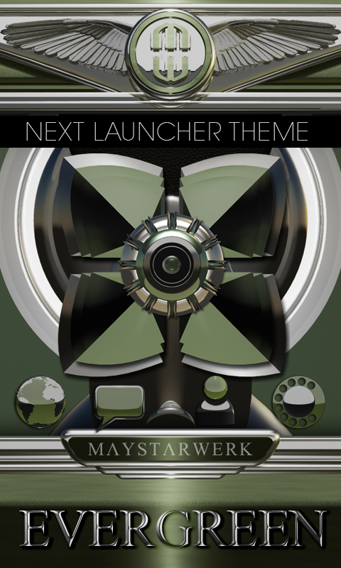 Android application Next Launcher Theme Evergreen screenshort