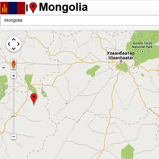 Mongolia mapa