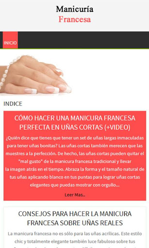 Manicuría francesa