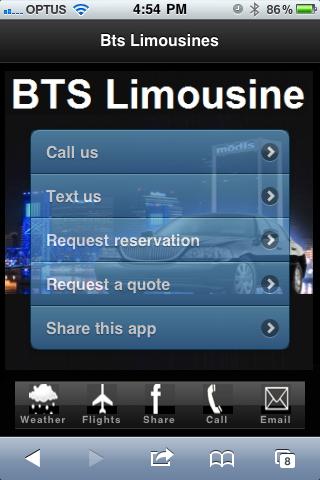 【免費交通運輸App】BTS Limousine, Jacksonville FL-APP點子