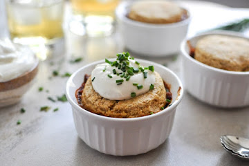 Three Bean Chili Pot Pies