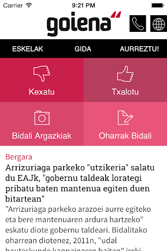 【免費新聞App】Goiena, Debagoieneko albisteak-APP點子