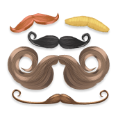 Autocollants Aviary: Moustache