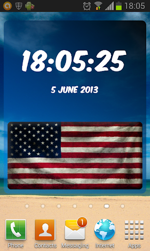 USA Digital Clock