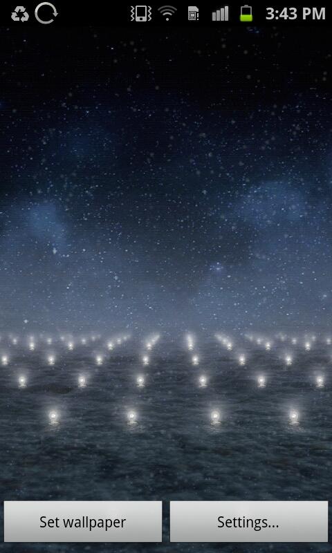 Light bulbs on a field LWP PRO Screen 2