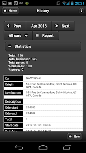 MVLogBook GPS mileage logbook screenshot 6